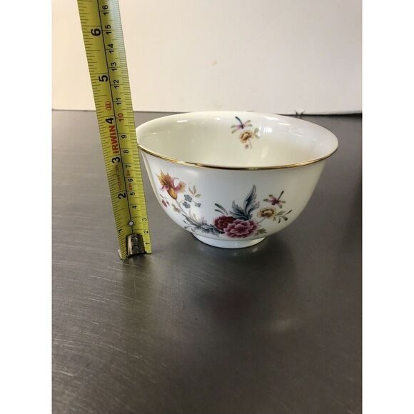 Vintage INDEPENDENCE DAY 1981 AVON Japan American Heirloom Bowl Dragonfly - Picture 3 of 6